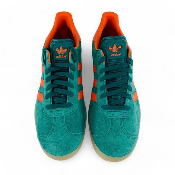 adidas Gazelle Collegiate Green Preloved Red Men's Shoes Sneakers IG6200 - Picture 4 of 9